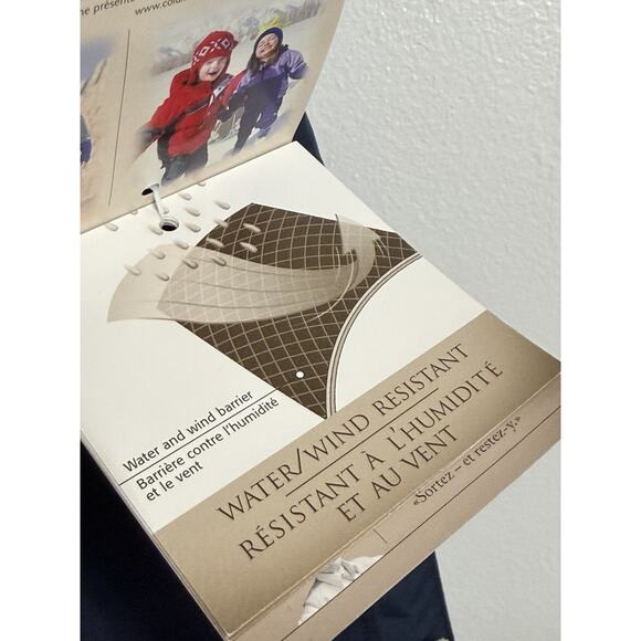 NEW Columbia Sportswear Unisex Kids Youth Snow Ski Bibs Navy Size Large 14/16 - Picture 3 of 5